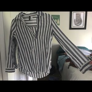 Striped long sleeve shirt